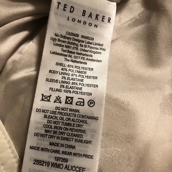 TED BAKER aliccee belted puffer trench coat FINAL PRICE CLEARANCE - Picture 7 of 11